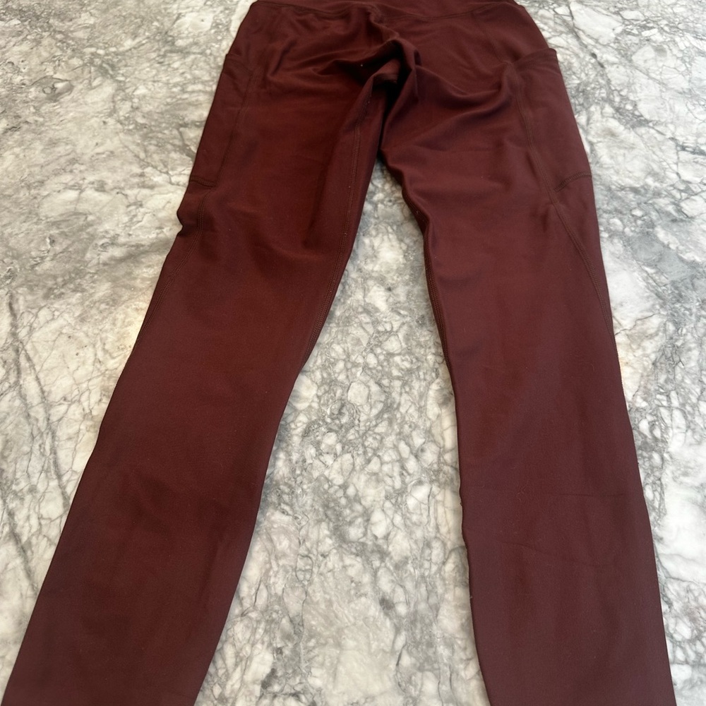 Maroon Leggings
